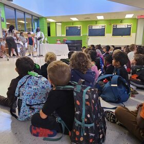 bénédiction des sacs à dos